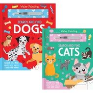 [NEW] Water Painting book - Search and find Cats Search and Find Dogs