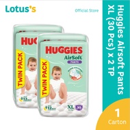 Huggies Airsoft Pants XL (30 Pcs) x 2 Twin Packs (1 Carton)