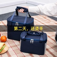 Bento Bag Insulation Bag Lunch Box Handbag Bento with Rice Aluminum Foil Thickened Waterproof Lunch 