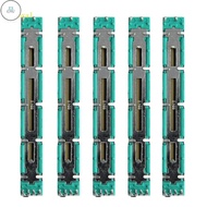 KMV 5 Pcs  75 MM Double B10K Original B10KX2  Pot Mixer Fader