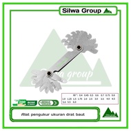 Whitworth Metric Screw 60 Degree 60 Degree bolt thread gauge