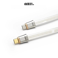 DD DdHiFi TC19CC (Comet) Flagship Pure Silver USB-C To USB-C OTG Digital Signal Cable Four-Wire Para