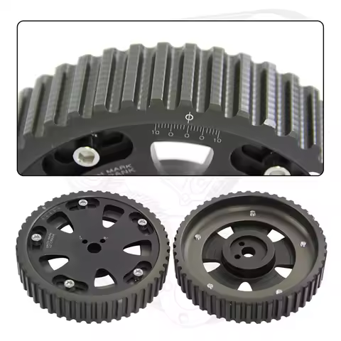2PCS Adjustable Cam Gear For Mitsubishi Lancer EVO 1-9 Eclipse 4G63 2.0L