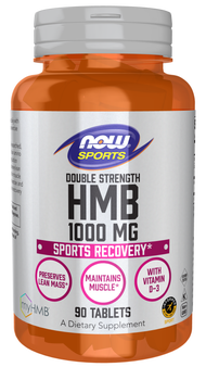 HMB | Viên Tăng Cường Cơ Bắp - NOW Sports HMB [120 Viên - 500 mg] [90 Viên - 1000 mg]