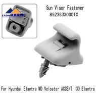 2 PCS Sun Visor Retainer Clip Sun Visor Fastener Gray Automotive Supplies for     ACCENT I30  852353