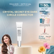 Wardah Crystal Secret Eyes Dark Circle Corrector 10ml - Brighten with Alpha Arbutin, Peptide, Even O