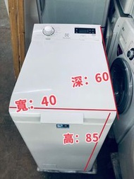 洗衣機(上置)伊萊克斯 新款1200轉 6KG 95%新 EWT1266EWW有保用 包送貨及安裝#二手電器 #傢俬