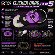 SKPRO CLICKER DRAG GEN 5 FOR ABUGARCIA DAIWA SHIMANO