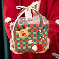 Christmas Gift Apple Packaging Box Christmas Eve Christmas Gift Box Empty Hand-woven Basket Christmas Fruit Gift Box