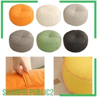 [Sharprepublic2] Floor Seat Cushion, Tatami Cushion, Round Floor Cushion Japanese Outdoor Patio Cushion for Living Room, Dining Room