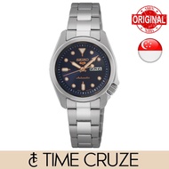 [Time Cruze] Seiko 5 Sports SRE003  Automatic Stainless Steel Blue Dial Day Date Women Watch SRE003K SRE003K1