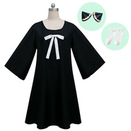 Bộ Đồng Phục Hóa Trang Anime Anya Forger Váy Dài Tay Màu Đen 007 Anya Cho Trẻ Em Váy Búp Bê Nơ Kèm T