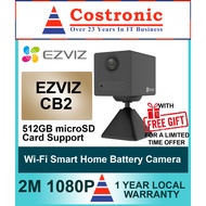 EZVIZ  CB2 2Mega Pixel Wi-Fi Smart Home Battery Powered IP Camera with free 64GB memory card (1 year