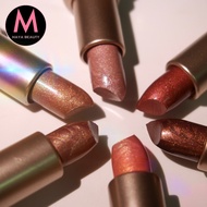 {24 Sticks} Kiss Beauty Naked Moist Metallic Lipstick Multi-Colored Shiny Pearl Lips