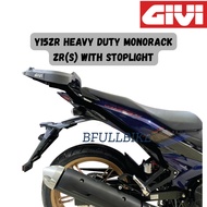 100%ORI} GIVI MONORACK J HEAVY DUTY ADVANCE RACK ZR(S) Y15ZR Y15 LED LIGHT ZR 7KG GIVI BOX U37 B32