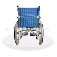 🚢Elderly Go out First Push Aluminum Alloy Lightweight Folding Wheelchair Scooter Wheelchair Paralysis Patient Seat
