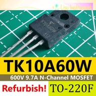 TK10A60W K10A60W 600V 9.7A 30W N-Channel MOSFET K10A60W TO-220F - Toshiba