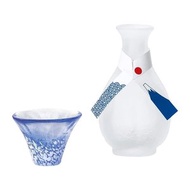 東洋佐佐木 - 日本製 富士山招福杯 酒瓶及清酒單杯套裝 (G637-M75) [6244]