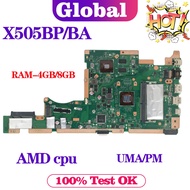 Papan Utama Untuk Asus Vivobook X505ba A505b F505b K505b V505b S505b Papan Utama Laptop E2 A4 A6 A9 