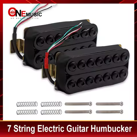 7 String Electric Guitar Humbucker Big Hex Adjustable Screw Dual Coil Pickup Coil Splitting Pickup N