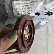 MESIN SEAL BEARING 37 76 9.5/12 FRONT LOADING WASHING MACHINE 37x76x9.5/12 NBR