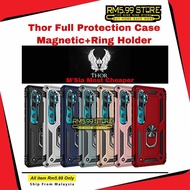 (Thor Protect) Mi 10T Poco X3 Pro/M3/Redmi A3 9T/9/9A/9C/Note 10A 10 6/5 /S2 Car Magnetic+Ring Hard Case
