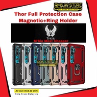 (Thor Protect) Mi 10T Poco 14c X3 Pro/M3/Redmi 13 A3 9T/9/9A/9C/Note 10A 10 6/5 /S2 Car Magnetic+Rin