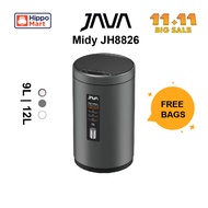 JAVA Dustbin | MIDY | JH8826 | 9L, 12L | Round Sensor Bin | Soft Closing | Waste Bin with USB wire