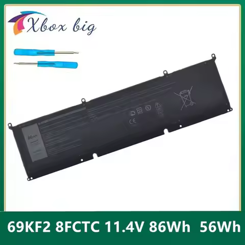 69KF2 8FCTC Battery For Dell Alienware M15 M17 R3 XPS 15 9500 G7 7500 Precision G15 5510 5511 5515 5