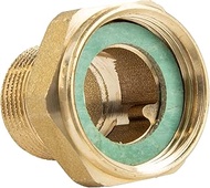 tecuro Screw connection 1 inch union nut x 3/4 inch male thread - blank brass CW617N