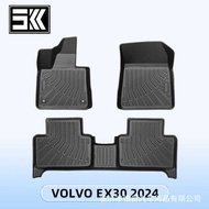 Suitable for volvo volvo ex30 2024 3D All-Weather Material TPE Foot Mat Trunk Mat