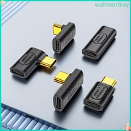 WU High-Speed USB C Adapter 240W Power Delivery Type C Male to Female Connector for otebook Mobile P