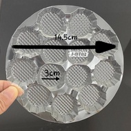 [ 10pcs ] Ready Stock 13cavity Round Cookies Tray Transparent ( FF2800,2811,2826,2827)