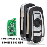 Foldable Remote Key With Logo For bmw Car Model E36 E38 E39 E46 X5 E53 X3 E83 Z4 E85 EWS System Freq