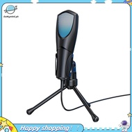 【ouwym9al】Gaming Microphone Professional Desktop Gaming Condenser Microphone RGB Light Live Streamin