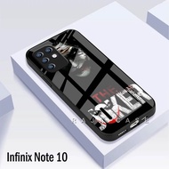 Softcase Glass Kaca Infinix Note 10 - J34 - Casing Hp Infinix Note 10 - Pelindung hp Infinix Note 10