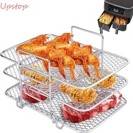 UPSTOP Air Fryer Rack, Stackable Stainless Steel Dehydrator Rack,  Cooker Multi-Layer Multi-Layer Dehydrator Rack Kitchen Gadgets