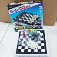 6 in 1 Family Game Magnetic Board Game S4404