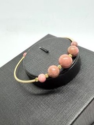 全新 巴西薔薇輝手環 愛情之石 玫瑰石 天然水晶 手串 手鏈 晶簇 晶鎮 水晶球 能量柱 水晶柱 水晶擺設 買滿HK$100面交只限寶琳