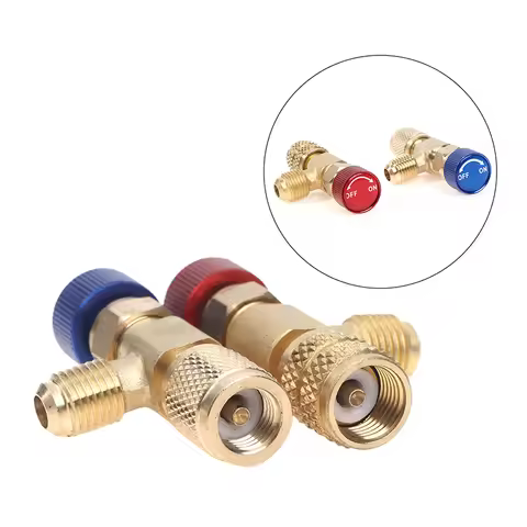 HS R410a R22 Refrigeration Tool Air conditioning Safety Valve Adapter Fitting Refrigeration Charging
