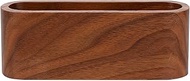 Wooden Business Card Holder for Desk, 1 Piece Creative Wooden Business Card Holder Storage Box Organ
