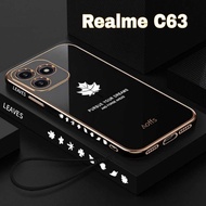 Realme C63 Softcase Maple Plating Protective Back Cover