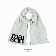 maison KEEPS | Dual Logo Knitted Scarf | ผ้าพันคอ