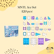 [HYKS]MNTL Ice Set 120 pcs l Colourful Magnetic Tiles l STEM Toys l Educational Building Tiles