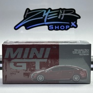 MINIGT Mercedes Benz EQS 580 4MATIC Red Metallic Diecast