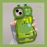[Store Recommendation] Suitable for Apple 15plus Phone Case 14/13pro Sweat Frog Doll 12 Transparent 