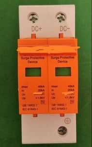 DC MCB 500v 2P 32A/63A+DC Surge Protective Deviceไฟฟ้ากระแสสลับSPD ป้องกันฟ้าผ่าฟกระชากสำรับโซล่าเซล