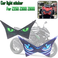 For kawasaki Z250 Z300 Z800 z 250 300 800 Motorcycle accessories headlight protection sticker headli