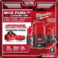MILWAUKEE M12 Batteries And Chargers For 2.0Ah / 3.0Ah / 4.0Ah / 6.0Ah RED-LITHIUM-ION Battery