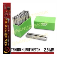 Tekiro Letter Punch / Letter Knock / Letter Punch 2.5mm 2.5 mm